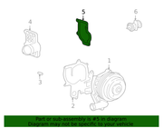 Genuine Porsche parts diagram