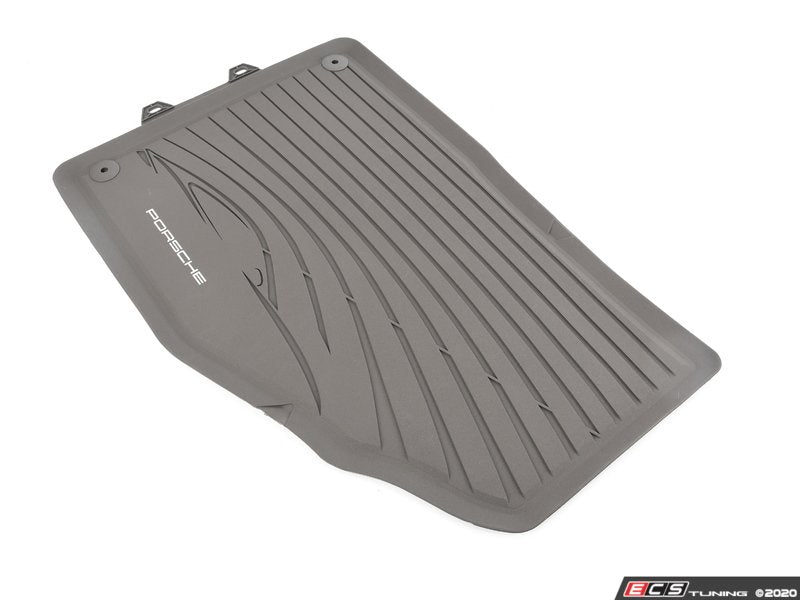Rubber Floor Mat Set - Agate Gray