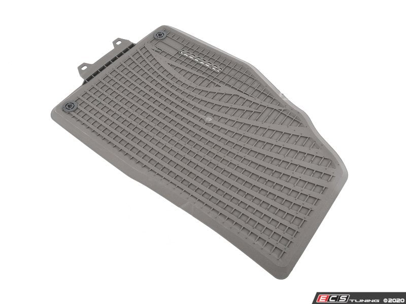 Rubber Floor Mat Set - Agate Gray