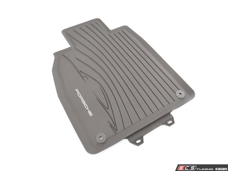 Rubber Floor Mat Set - Agate Gray