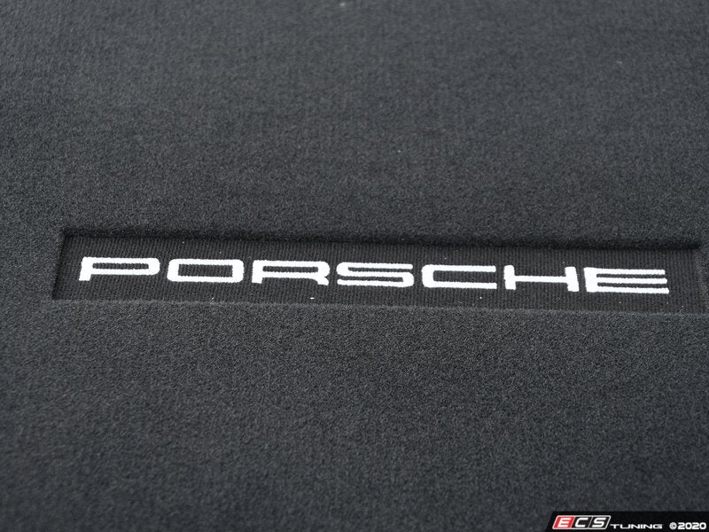 Black Floor Mats - Set of Four