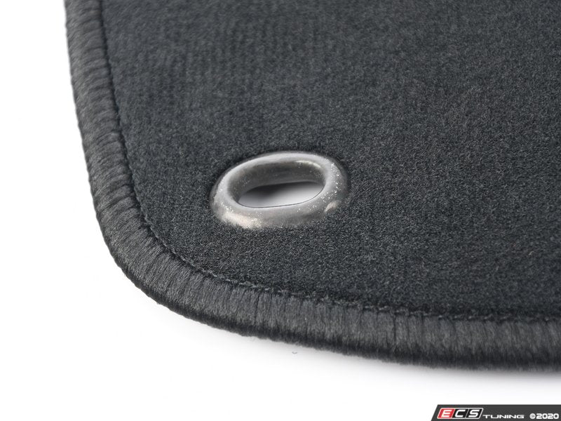 Black Floor Mats - Set of Four