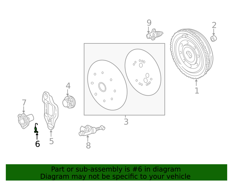 Genuine Porsche parts diagram