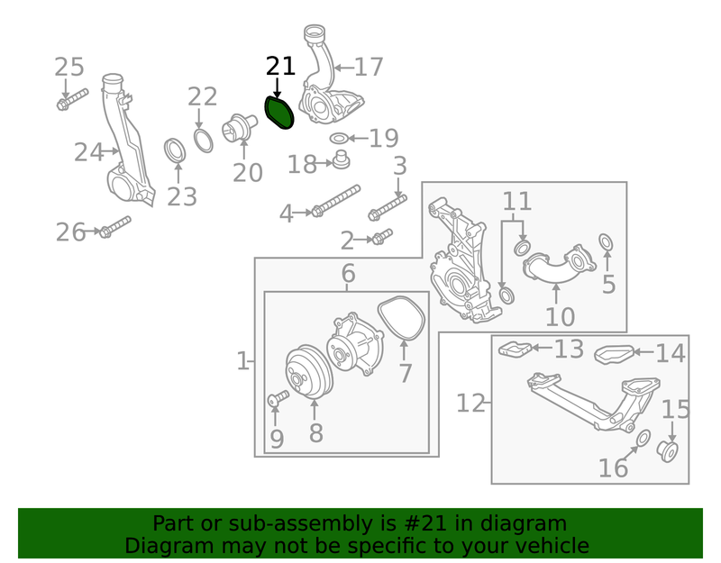 Genuine Porsche parts diagram