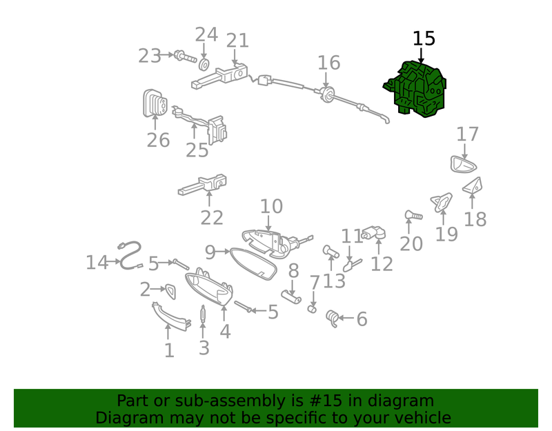Genuine Porsche parts diagram