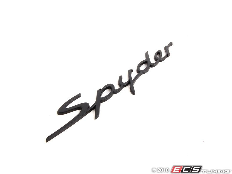 Boxster "Spyder" Rear Emblem