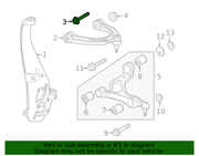 Genuine Porsche parts diagram