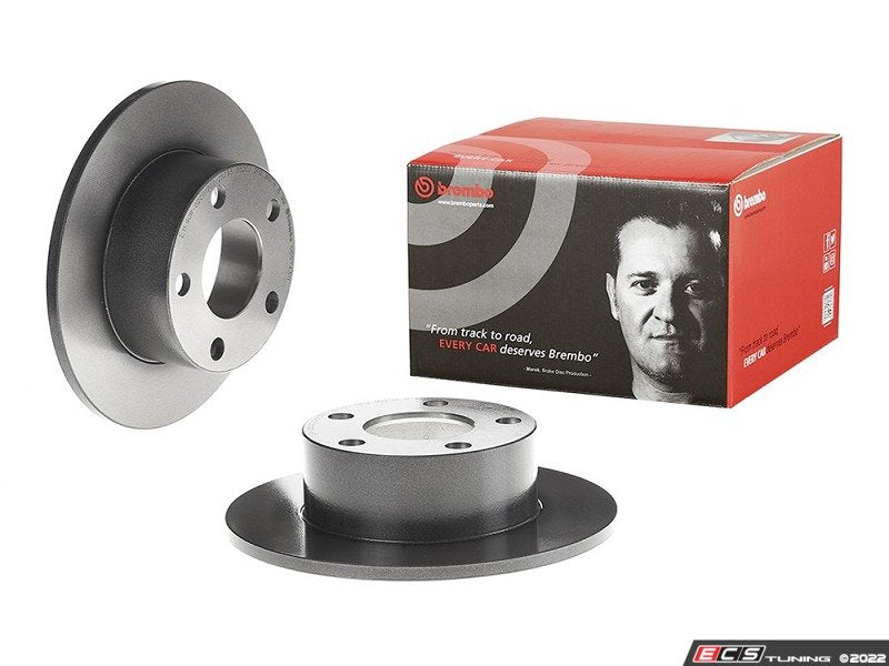 UV Coated Rear Brake Rotors - Pair (245x10)