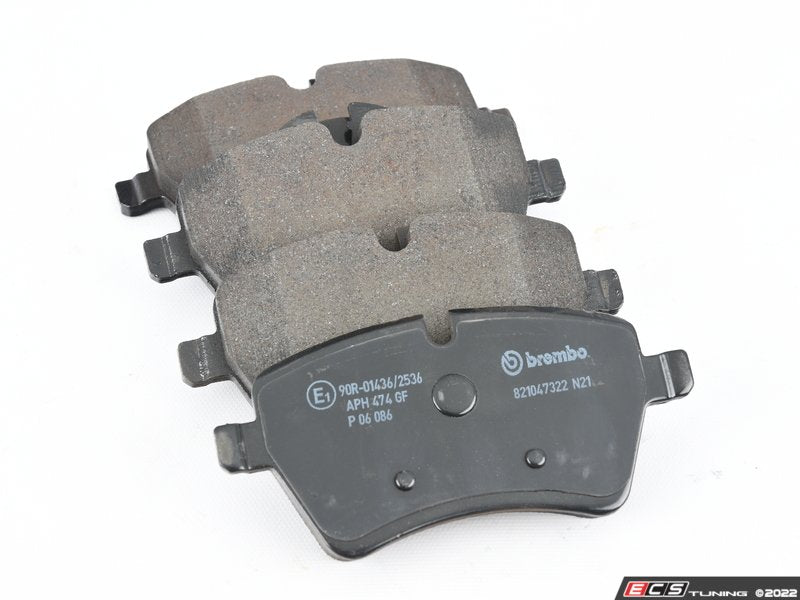 Brake Pad Set - Front Premium Low-Met OE Equivalent Pad P06086