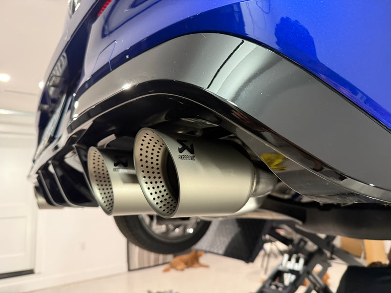 GENUINE VW Akrapovic Exhaust - VW MK8 Golf R