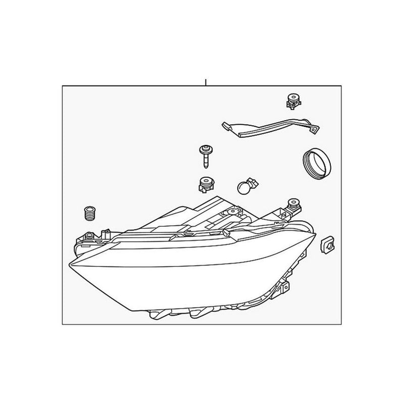 Headlight Assembly – Front Passenger Side
