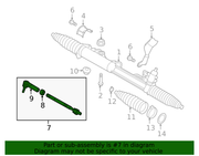 Genuine Porsche parts diagram