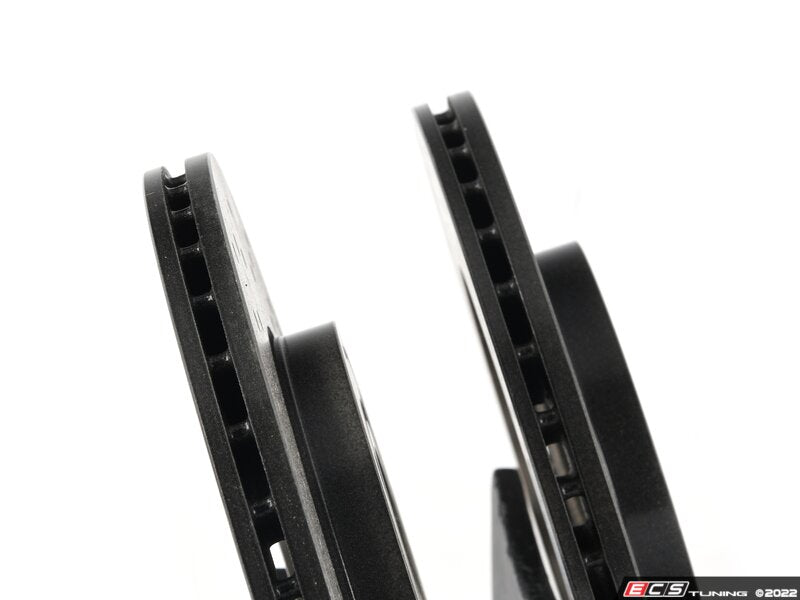 Cross Drilled UV Coated Brake Rotors - Pair (256x20)