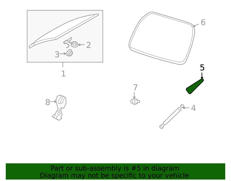 Genuine Porsche parts diagram