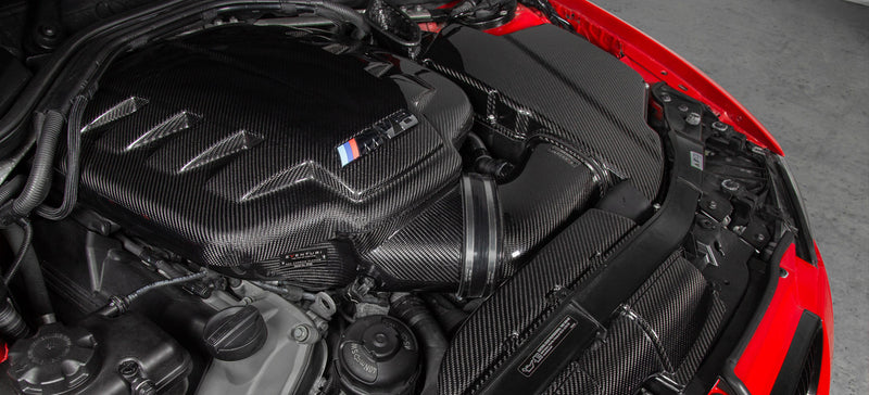 Eventuri Complete Black Carbon Inlet Plenum For E9X M3-NO EMBLEM - EVE-E9X-CF-PLM