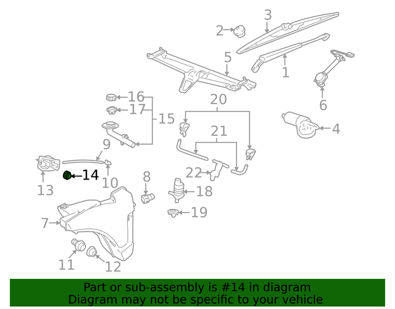 Genuine Porsche parts diagram