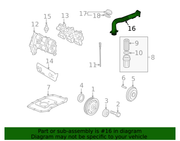Genuine Porsche parts diagram