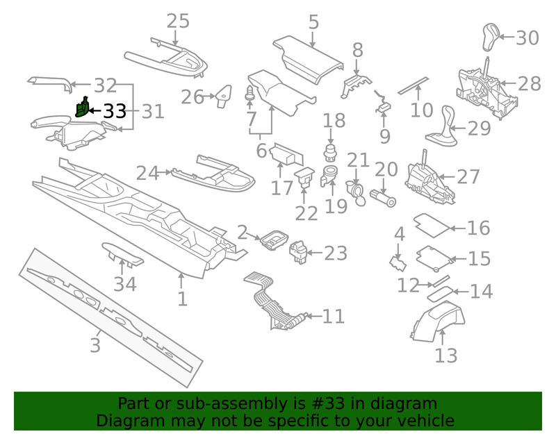 Genuine Porsche parts diagram