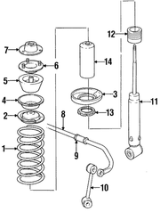 Genuine Porsche parts diagram