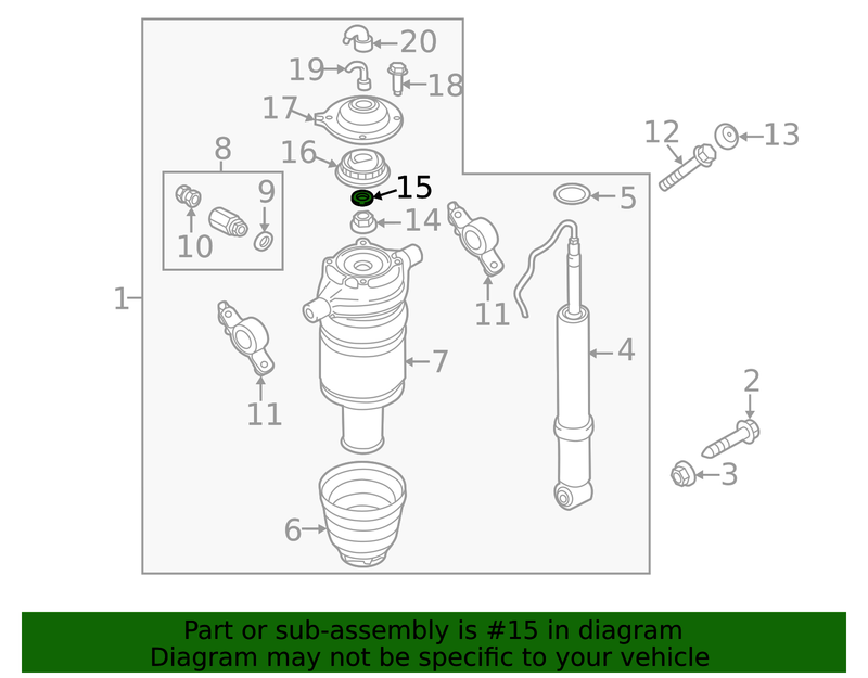 Genuine Porsche parts diagram