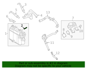 Genuine Porsche parts diagram