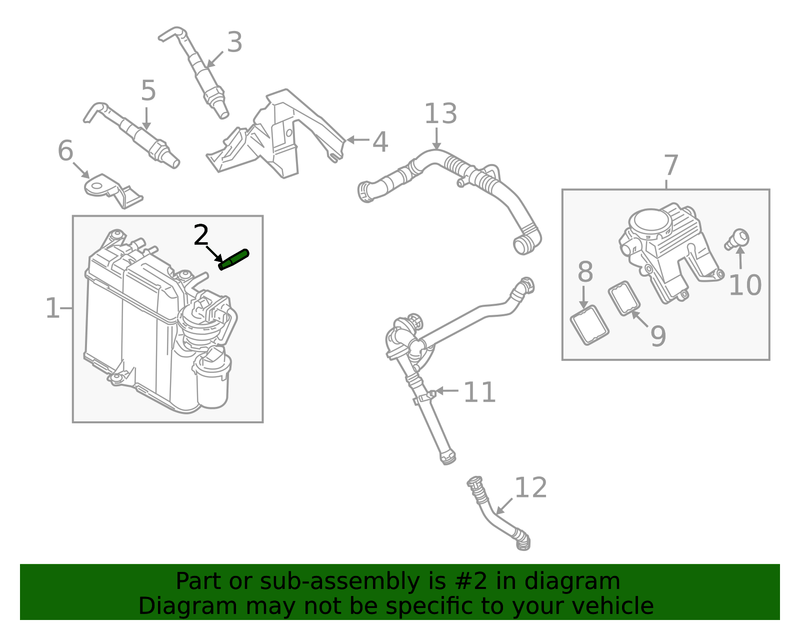 Genuine Porsche parts diagram