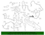 Genuine Porsche parts diagram