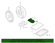 Genuine Porsche parts diagram