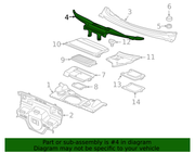 Genuine Porsche parts diagram