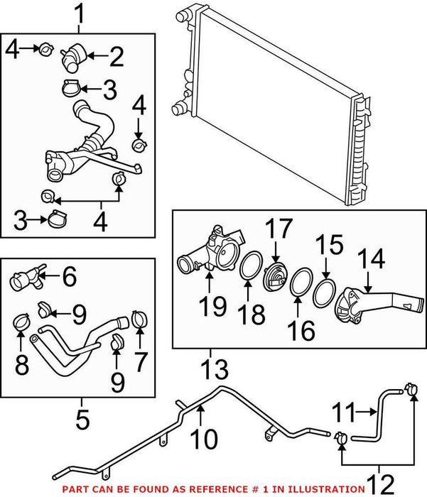 Engine Coolant Hose – Upper