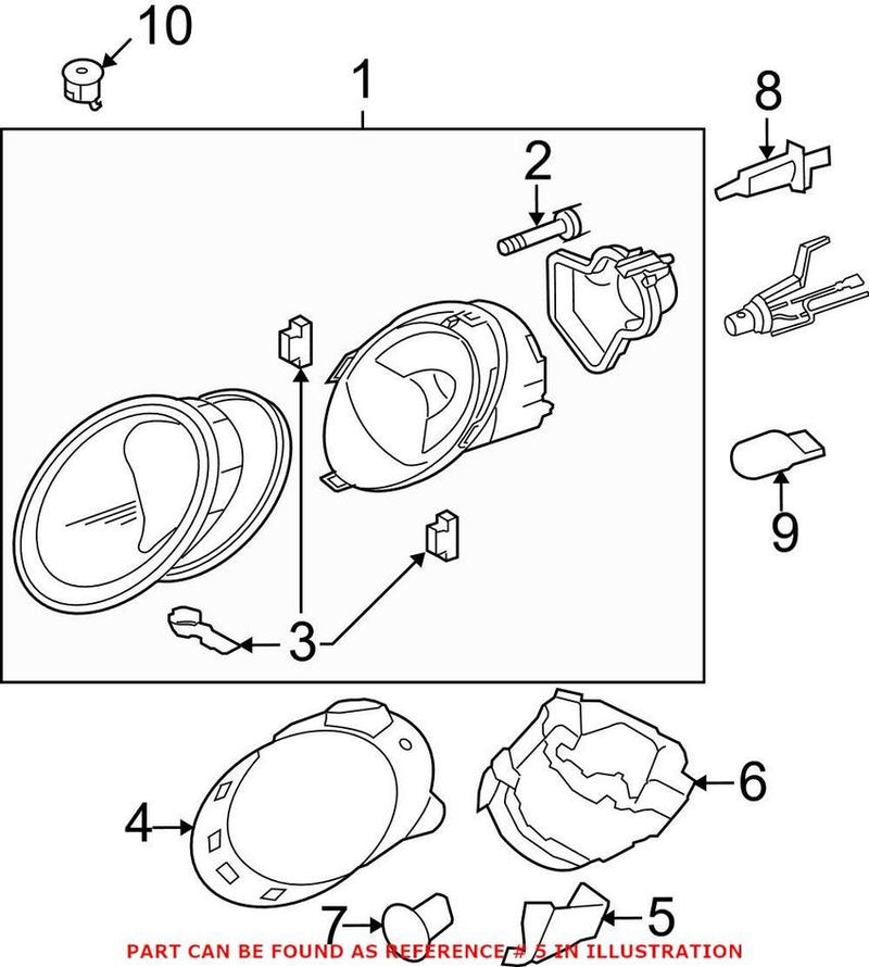 Headlight Bracket – Passenger Side