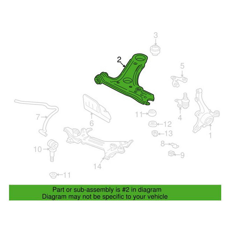 VW Control Arm – Front 1H0407151