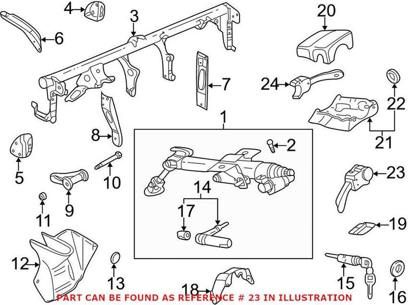 VW Turnsignal Switch 1J095351301C