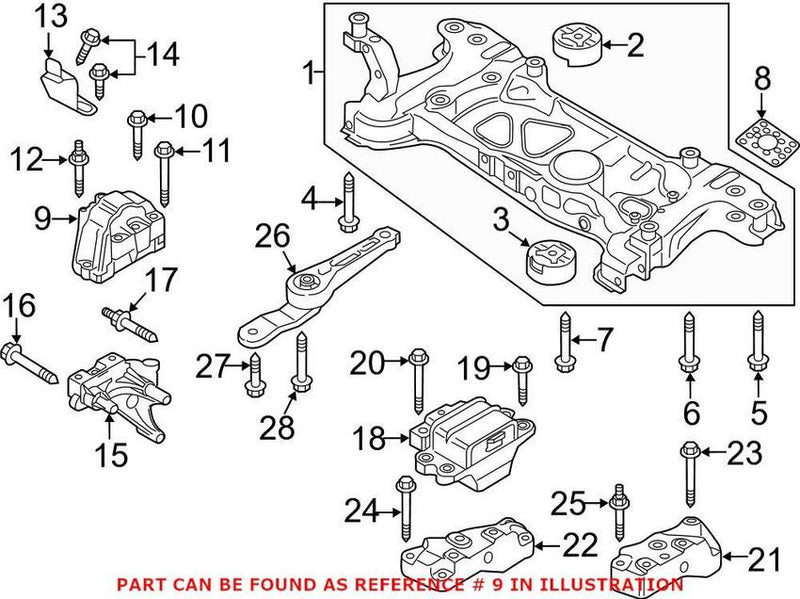 VW Engine Mount 1K0199262CE