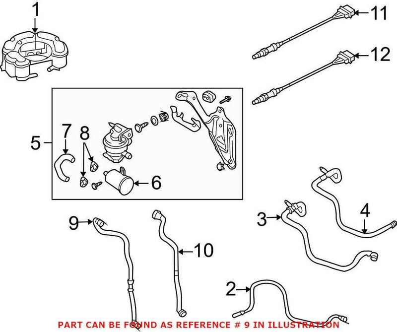 VW Evaporative Emissions System Lines 1K0201160AP