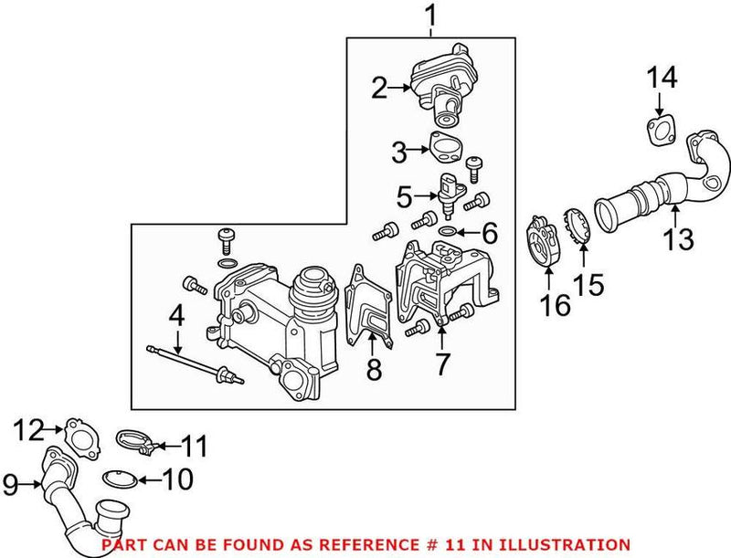 VW Exhaust Clamp 1K0253725E