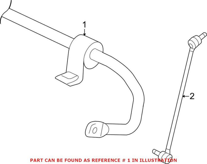VW Sway Bar Bushing – Front (23.6mm) 1K0411303AM