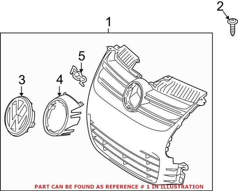 Grille (Aluminum Finish)
