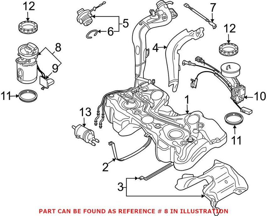 Genuine VW/Audi VW Fuel Pump Assembly 1K0919051AR