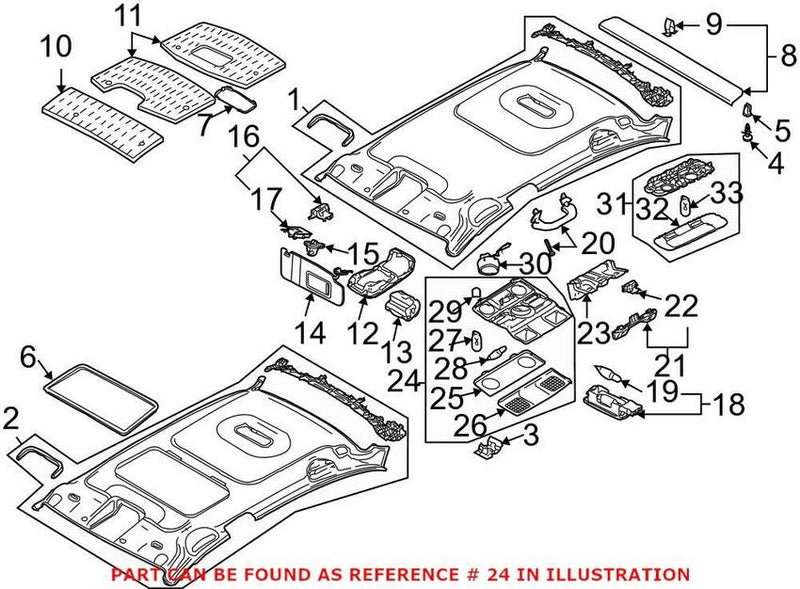 VW Reading Light 1K0947106EWRC
