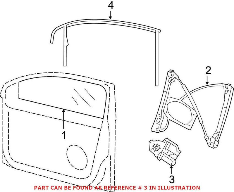 Window Motor – Passenger Side
