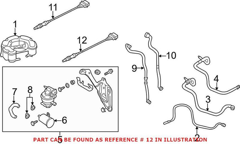 Genuine VW/Audi VW Oxygen Sensor – Front and Rear 1K0998262E