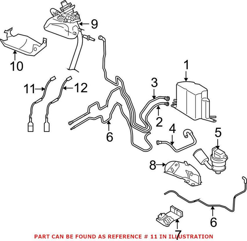 Genuine VW/Audi VW Oxygen Sensor – Front 1K0998262P