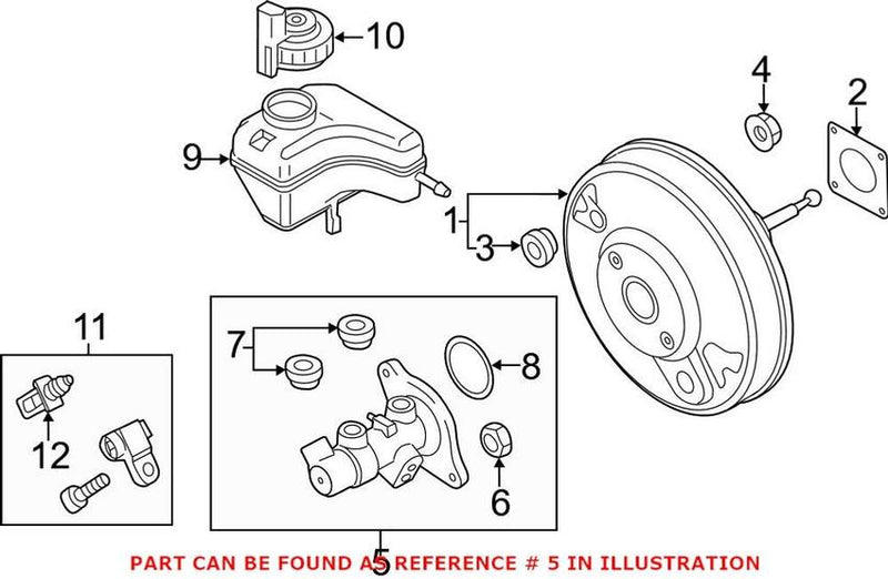 VW Brake Master Cylinder