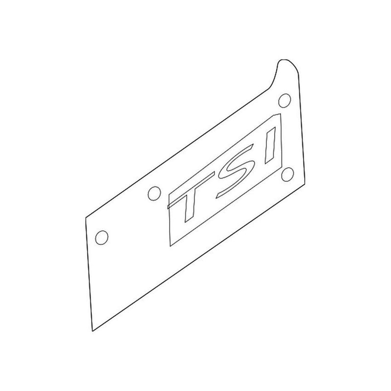 VW Deck Lid Emblem 5C6853675APGQF