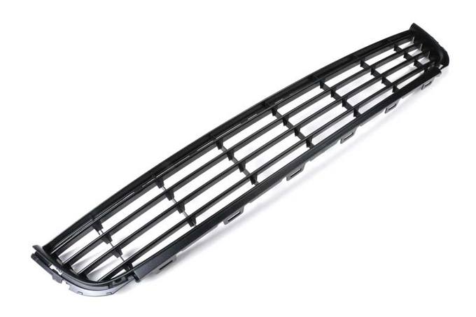 VW Bumper Cover Grille – Front Center (Satin Black) 1K9853677A9B9