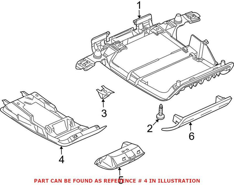 VW Dome Light 1K9867489A 95T – Genuine VW/Audi
