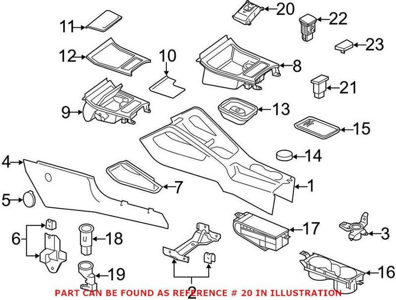 VW Sunroof Switch 1Q0959727DVCZ