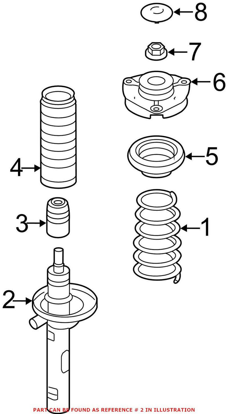 VW Strut Assembly – Front 1T0413031GP