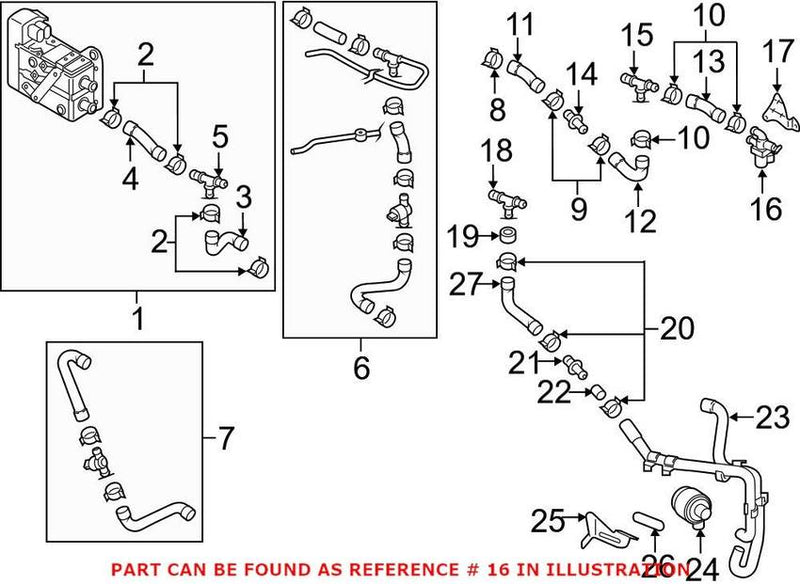 Genuine VW/Audi Heater Control Valve 1T0820036D